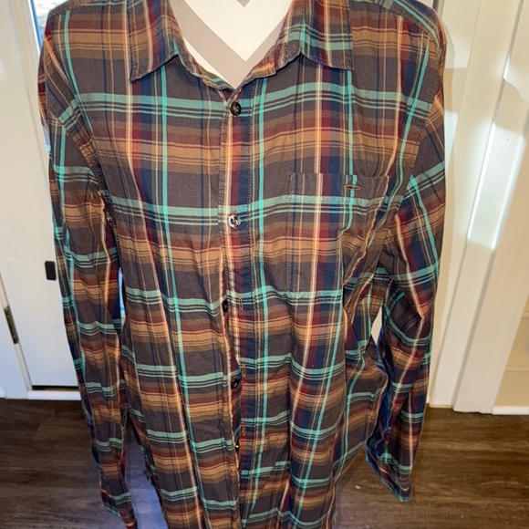 Men’s Northface Button down flannel - Picture 1 of 4